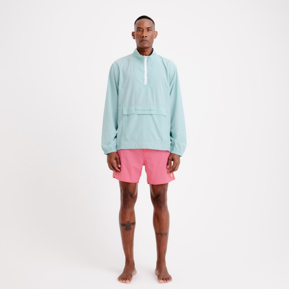 Jaqueta Masculina Corta Vento Sustentável Verde Água Frutoze